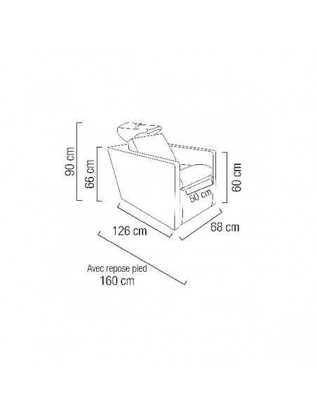 FautyBac STEVY super confort repose pied inclinable