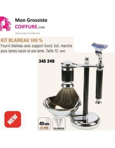 KIT CENT. BLAIREAU T10 100%+BOL+SUPPORT+RAS. NOIR