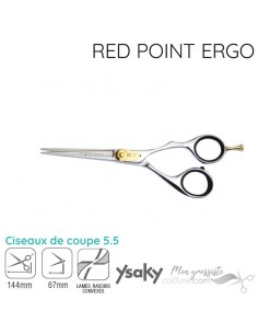 Ciseaux Ysaky Red Point Ergo 55