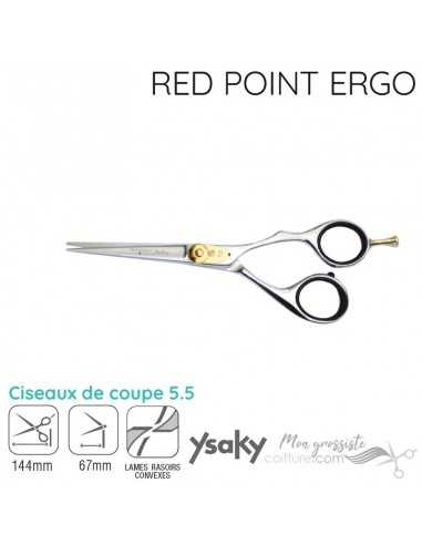 Ciseaux Ysaky Red Point Ergo 55