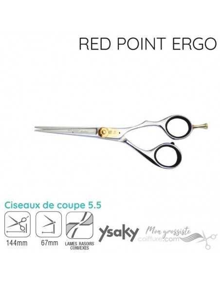Ciseaux Ysaky Red Point Ergo 55