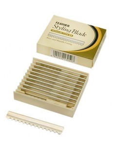 Lame Styling Blade Feather Etui x10