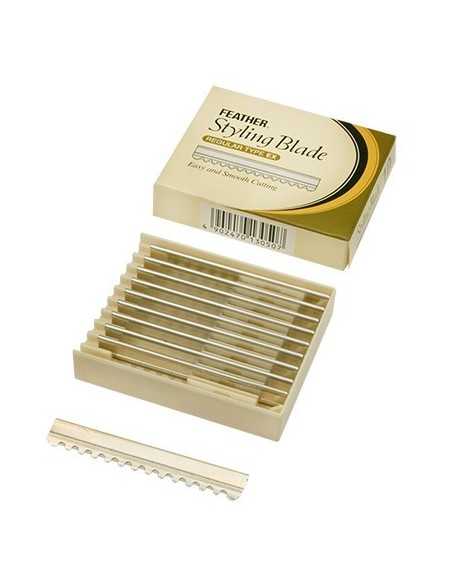 Lame Styling Blade Feather Etui x10