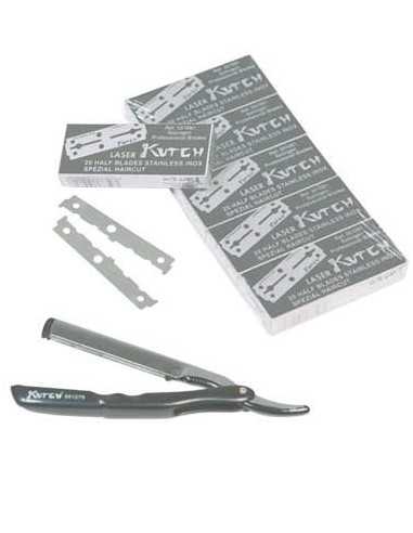 Lame Kutch Laser Etui de 10 double Silver