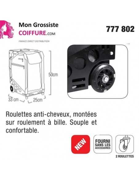 Seating case noire valise outil avec roulette