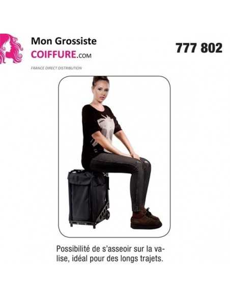 Seating case noire valise outil avec roulette