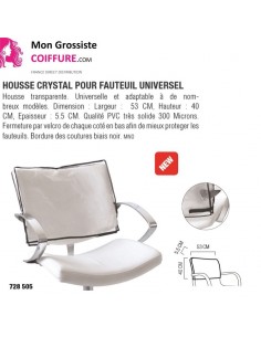Housse Crystal Fauteuil Universel