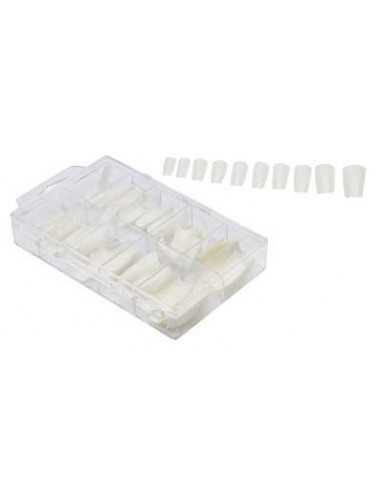 Faux Ongl.Cleopatre Boitex100 Assor.Blanc