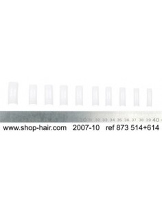Faux Ongles Sacx100 Assortis Luna Blanc - SINA