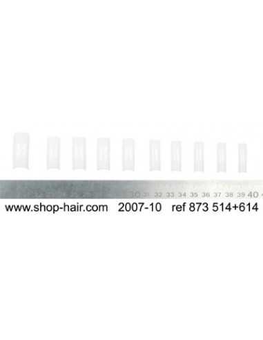 Faux Ongles Sacx100 Assortis Luna Blanc - SINA