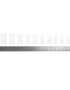 Faux Ongles Sacx100 Assortis Ceres Blanc - SINA