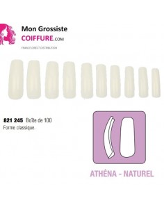 Faux Ongle Long Boite X100 Assor.Naturel Athena