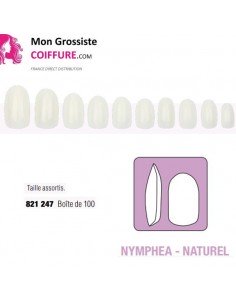 Faux Ongles Nymphea Boite X100 Assort.Naturel
