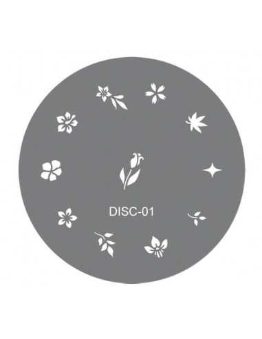 Stamp Tamponage Pochoir Disc-01 - SINA