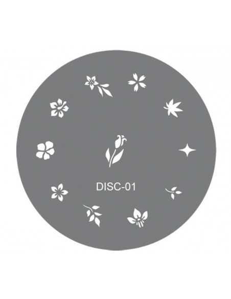 Stamp Tamponage Pochoir Disc-01 - SINA