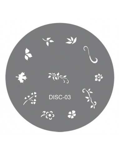 Stamp Tamponage Pochoir Disc-03 - SINA