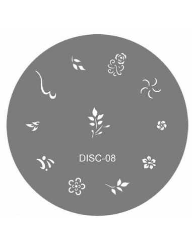 Stamp Tamponage Pochoir Disc-08 - SINA