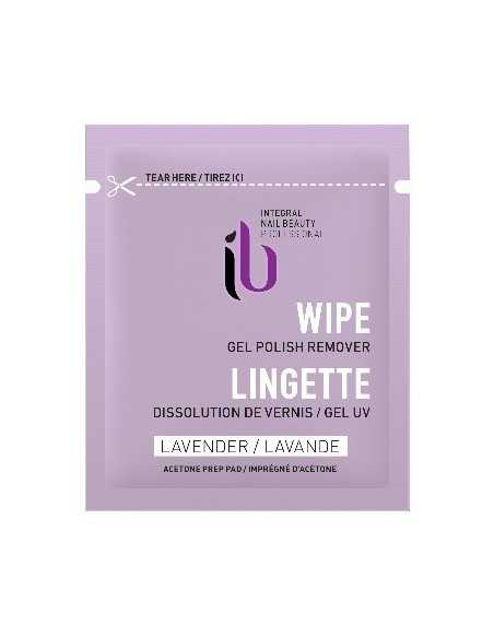 Dissolvant GEL-LACK x10  lingetteS 5x5CM IB-NAIL