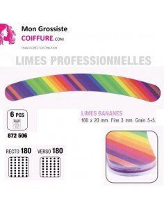Lime 5+5 Fine3mm Banane Fantaisie x6 - 180 x 20 mm
