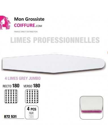 Lime Losange Jumbo 5-5 Grise X4 - 178 x 33 mm