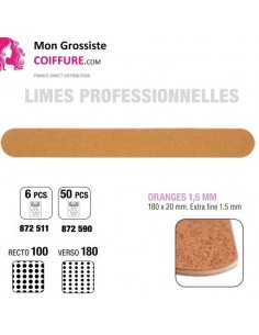 Lime 4+4  Fine1,5 mm Orange X50 - 180 x 20 mm