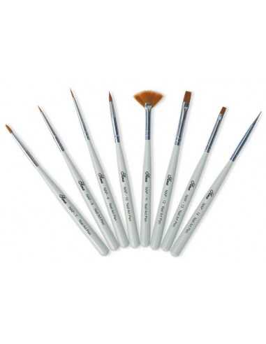 Kit 8 Pinceau Prof Nail-Art - SINA