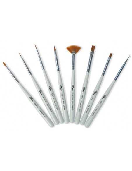 Kit 8 Pinceau Prof Nail-Art - SINA