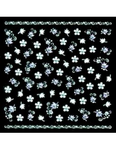 Décor Ongles Color Fleurs   Xts169 - SINA