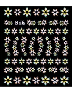Décor Ongles Color Fleurs  S-16 - SINA