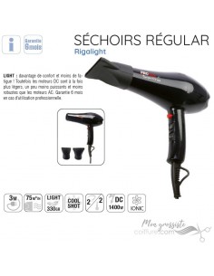 Sèche Cheveux Promex Light Noir (1400W)  Rigalight