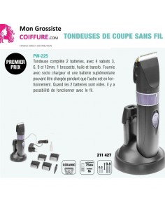 Tondeuse sans fil  PW-225 KUSTER avec 2 batteries