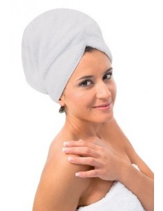 Bandeau turban d'eshétique Clio blanc