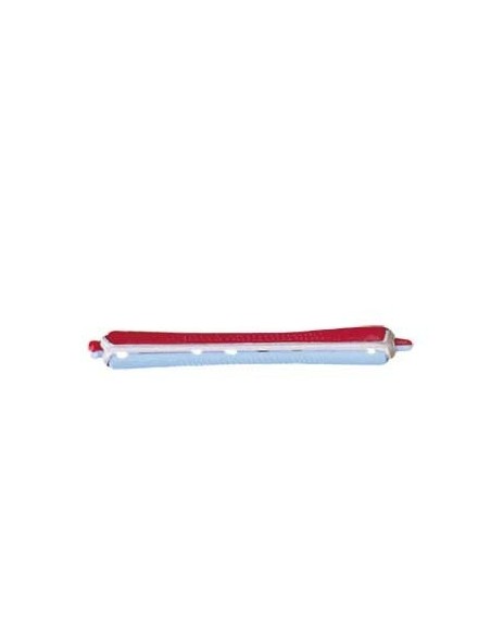 Bigoudis rouge/bleu (80x11mm) x12
