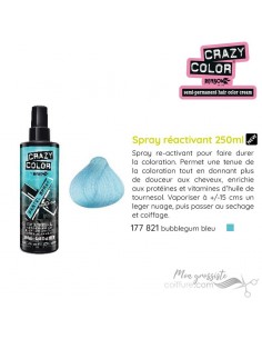 CRAZY COLOR SPRAY BUBBLEGUM BLEU VAPO   250ML TF-P