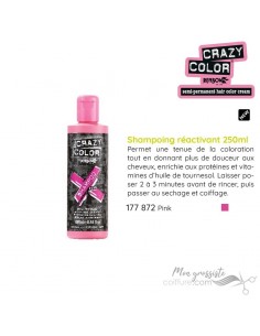 CRAZY COLOR Shamp. Réactivant PINK  250ml