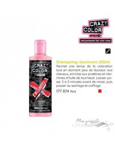 CRAZY COLOR Shamp. Réactivant RED  250ml