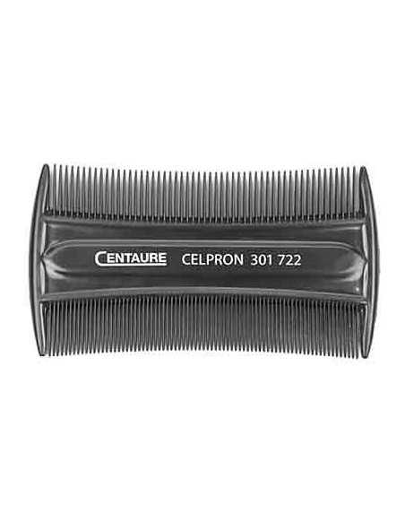 Peigne Antiparasite Fin ABS noir(8,5cm) - CENTAURE