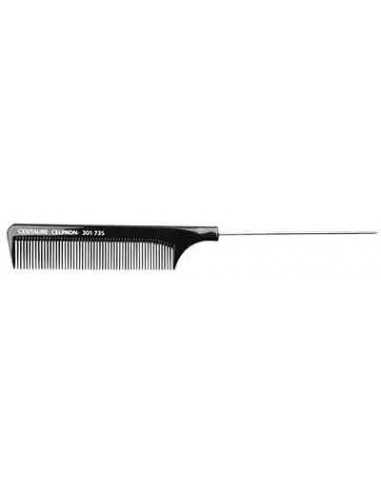Peigne à  Queue Métalique ABS Noir (23,2cm) - CENT.