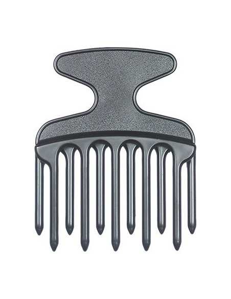 Peigne Afro 11 Dents Doubles Colori Noir