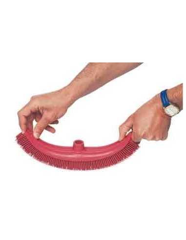 Balai Sol Coiffure Caoutchouc Rouge