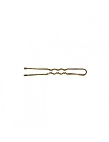 Epingles ondulées/perlées Kifix bronze (4.5cm) x50