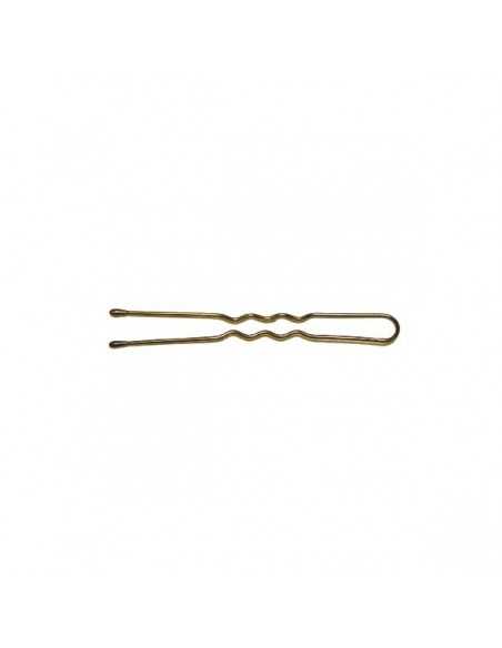 Epingles ondulées/perlées Kifix bronze (4.5cm) x50