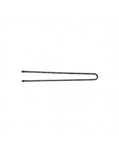 Pinces droites/perlées Kifix noir (7cm) x40