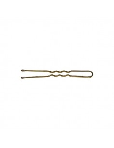 Pinces ondulées/perlées Kifix bronze (7cm) x40