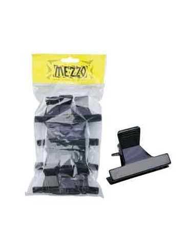 Pince Croco Noire X 12 Eco - 6 Cm