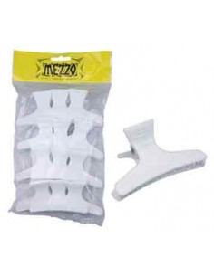 Pince Croco Blanche  X12 Eco - 8 Cm