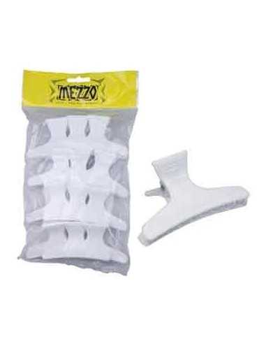 Pince Croco Blanche  X12 Eco - 8 Cm