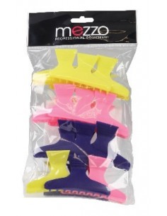 Pince Croco x12 Coloris Assorties - 8 Cm