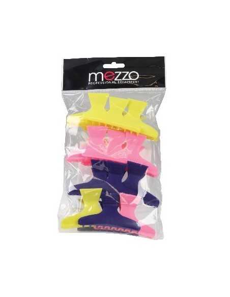 Pince Croco x12 Coloris Assorties - 8 Cm