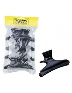 Pince Croco Noire X 12 Eco - 8 Cm